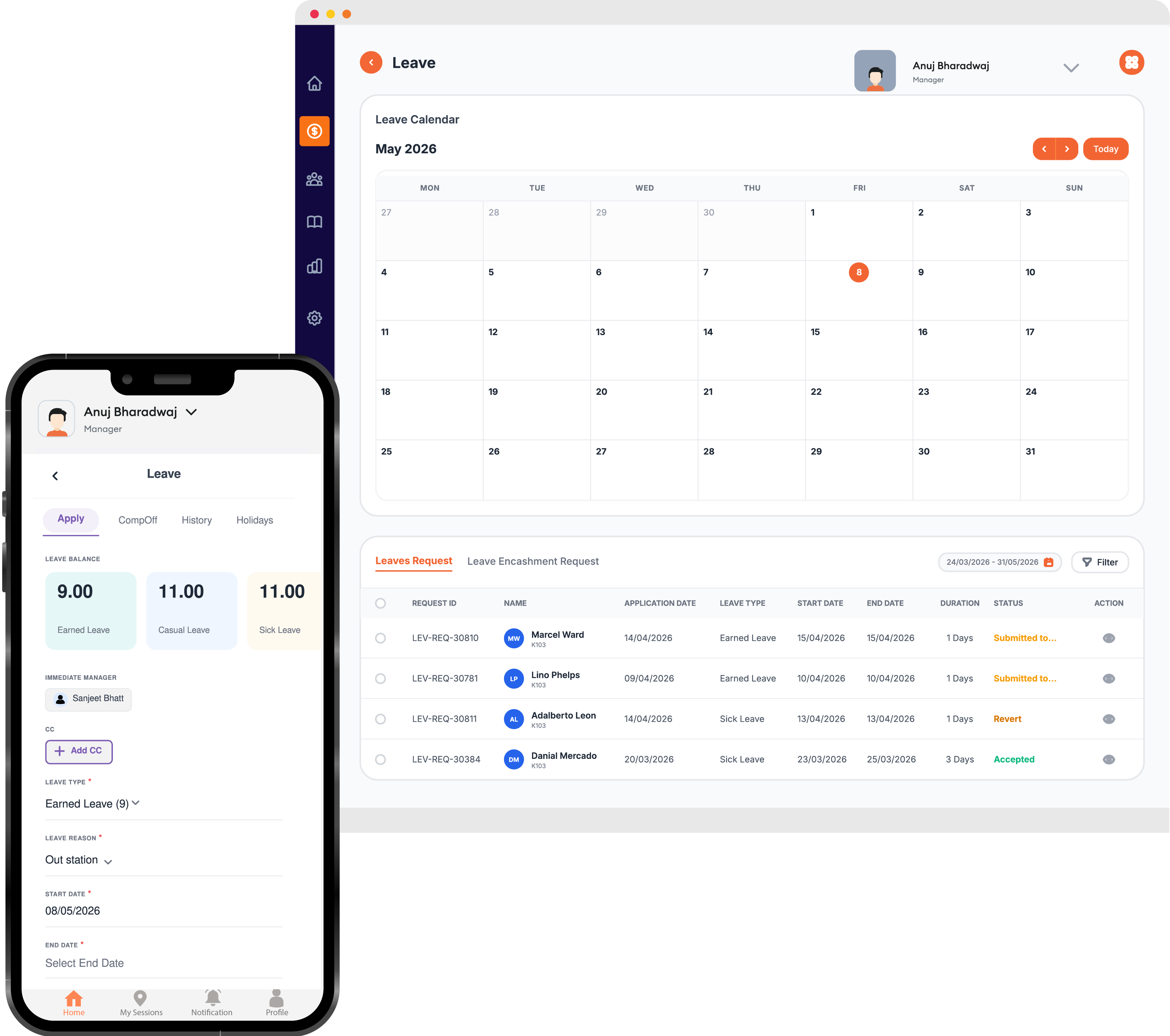 HR Dashboard