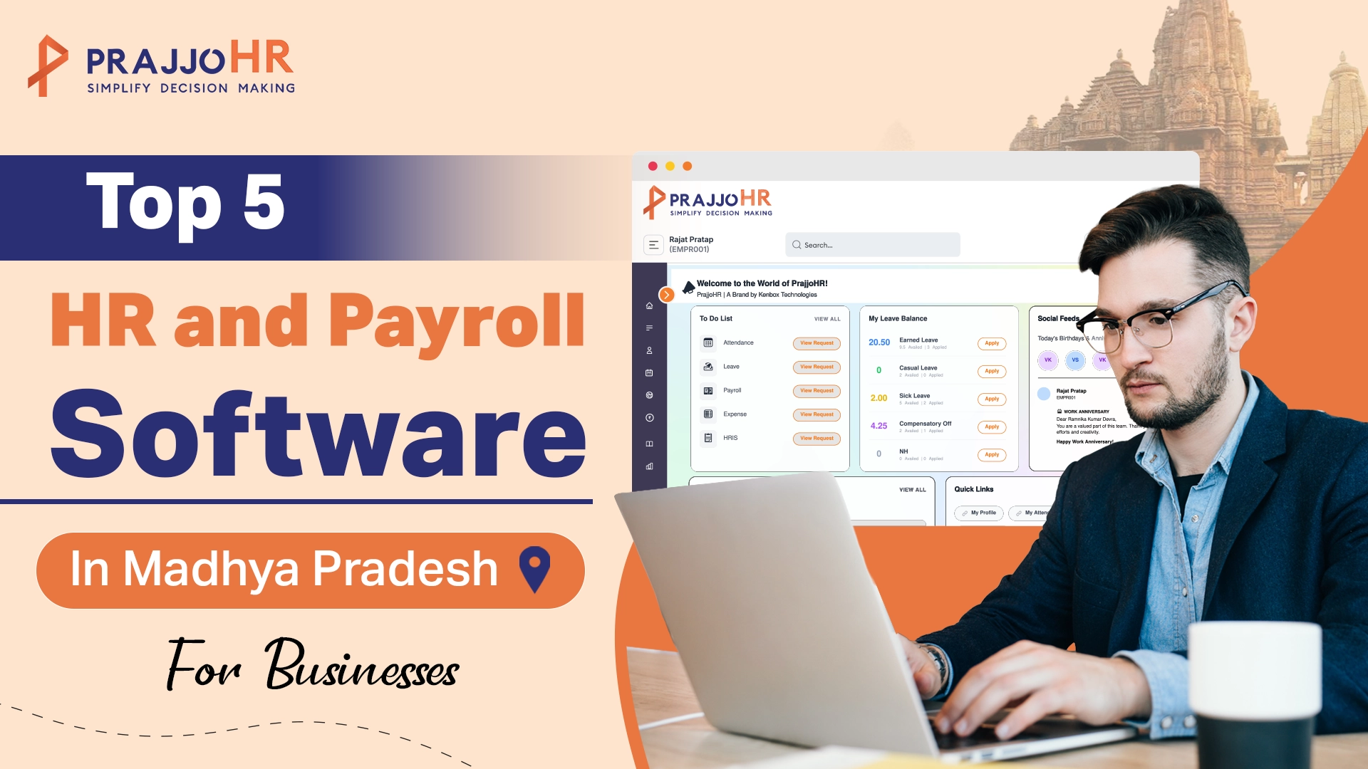 Top 5 HR and Payroll Software in Madhya Pradesh for Businesses in 2026